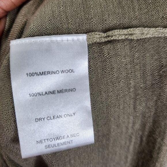 NEW Robert Barakett Men's Long Sleeve 1/4 Zip Merino Wool Lightweight Sweater L - Picture 8 of 11